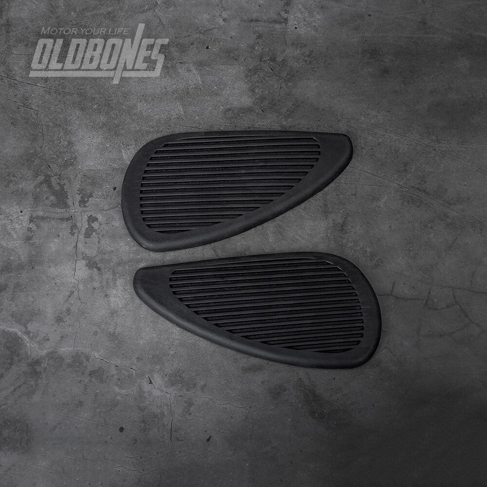 OLDBONES 1 para kawiarnia biegacz gumowy zbiornik paliwa nakolannik naklejka na zbiornik paliwa dla retro motocykl