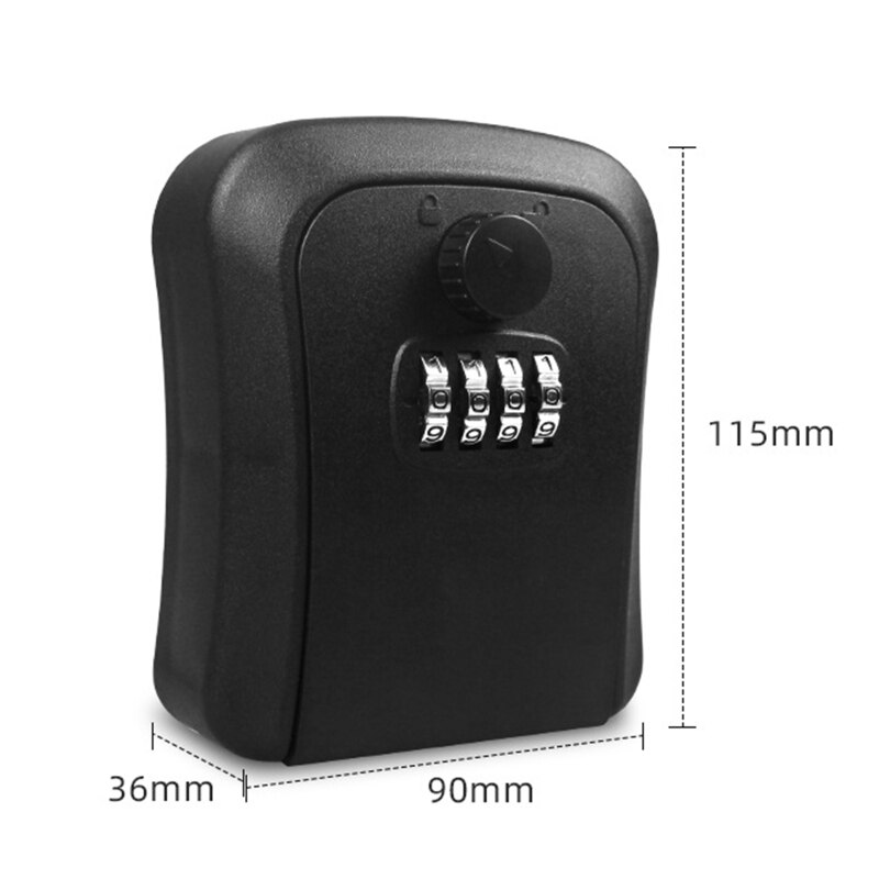 Key Storage Lock Box Wall Mounted for Multiple Keys Car Keys Access Cards Provide Keys to Family Members Tenants