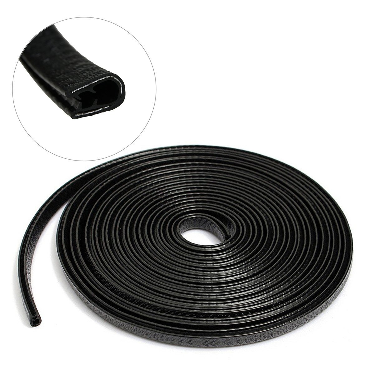 Universal Car Door Edge Protector Guard 13Ft(4M) Rubber Edge Trim U Shape Rubber Seal Protector Car Door Seal Door Trim