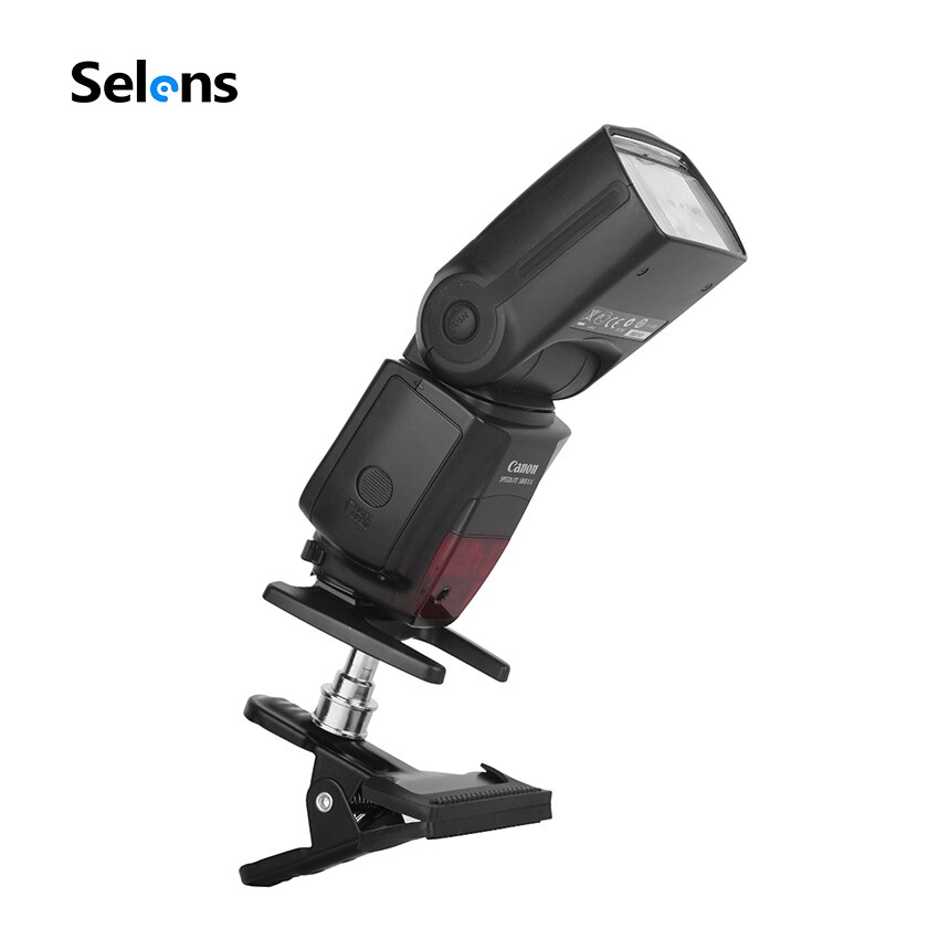 Photo Studio Light Stand Heavy Duty Metalen Klem Beugel met 1/4 "Schroef 8 cm x 11 cm