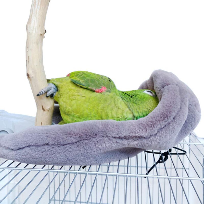 Winter Warm Vogel Sjaal Nest Hoek Papegaai Deken Huisdier Kleine Dier Opknoping Tent Kooi Decoratie Voor Parkiet Loros Accesorios