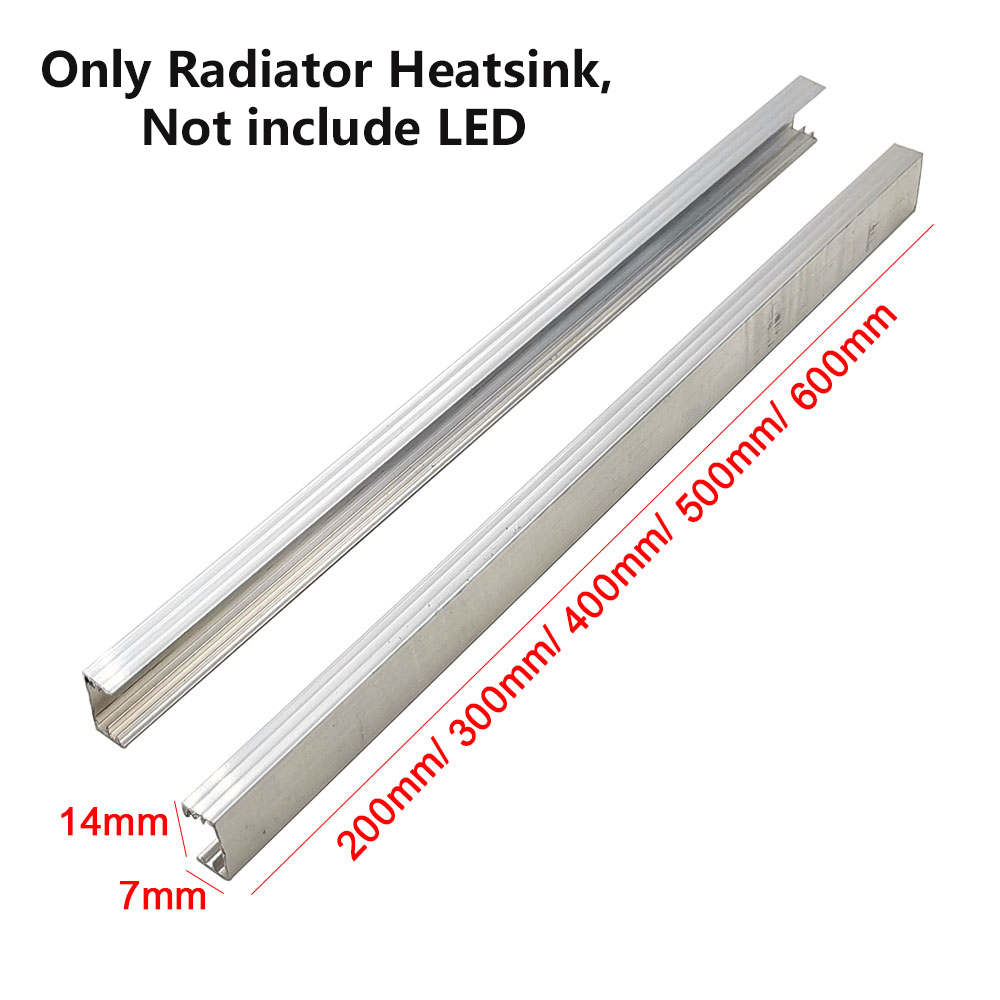 5PCS LED Radiator Heatsink 20CM 30CM 40CM 50CM 60CM Strip for Bar Lights DIY LED Lamp Heatsink Aluminum Radiator