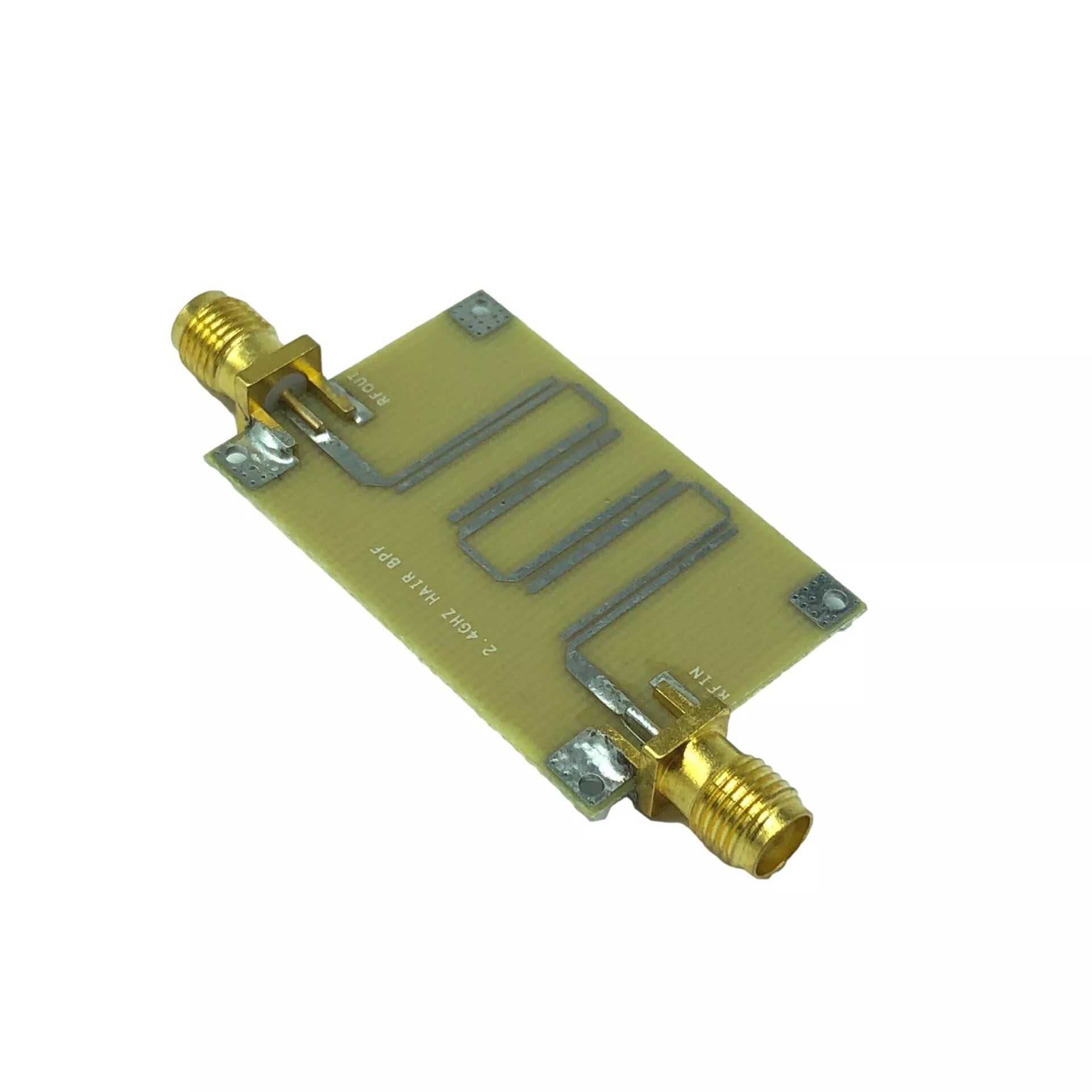 Filtro Bandpass de microtira de cobre de 2,4 GHZ, repuesto de accesorios, práctico filtro