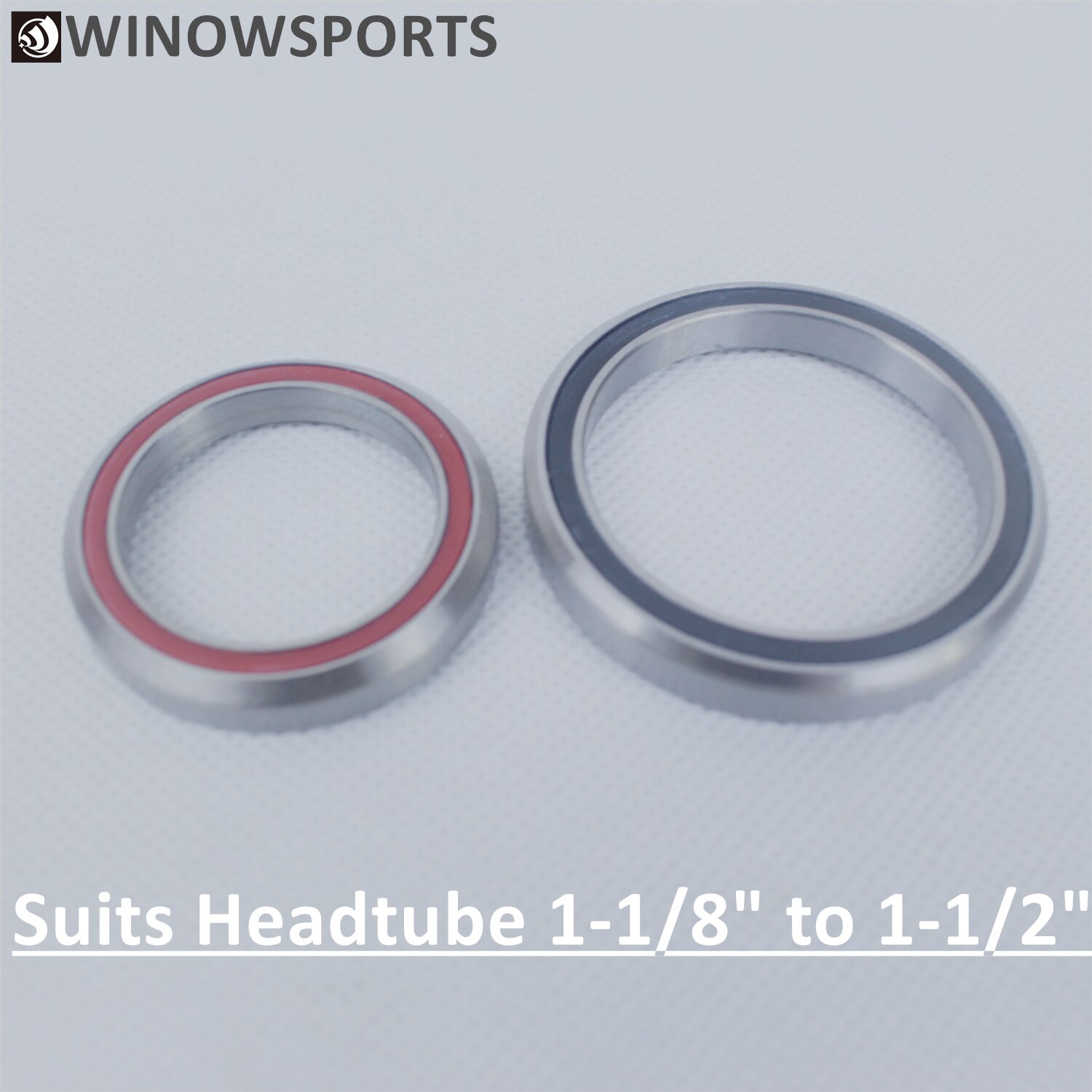 Winow Racefiets Headset Voor Carbon Fiets Top 1-1/8 "Down 1-1/2" Voor Carbon Fietsen fiets Headset