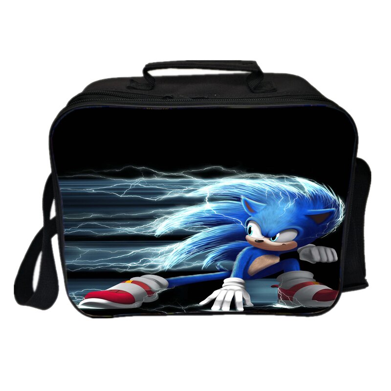 Sonic Mittagessen Tasche Picknick Isolierung Tasche Neue Studenten Kühlen Arbeiter Mittagessen Box Jungen Mädchen Jugendliche Kind Cartoon Tasche: 12