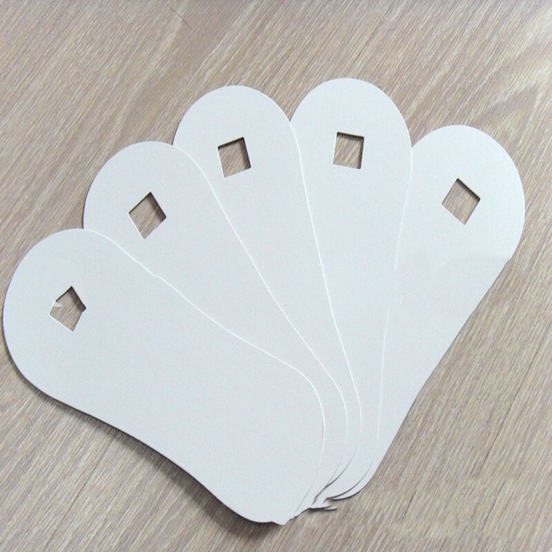 Men's socks liner thick double-layer socks liner universal socks liner male invisible socks cardboard sewing pattern 50 pieces: Default Title