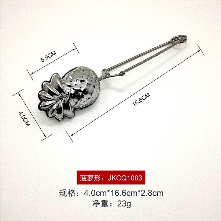 Håndholdt måne tekanne hjerte te infuser rustfritt stål sfære netting sil kaffe urte krydder filter diffuser te ball 4pc/ lot: C