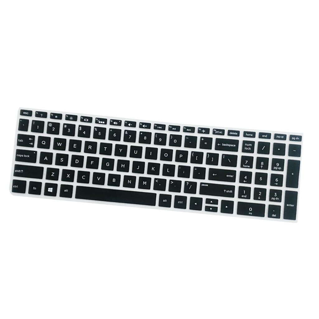 Waterproof Desktop Keyboard Cover Protective Protector for HP 15.6 Inch BF Laptop Keyboard Covers: Black