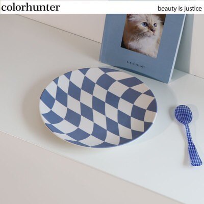 Assiette de pique-nique nordique en fibre de bambou, peinte à la main, vaisselle pour enfants, fournitures de cuisine écologiques, 1 pièce: 11