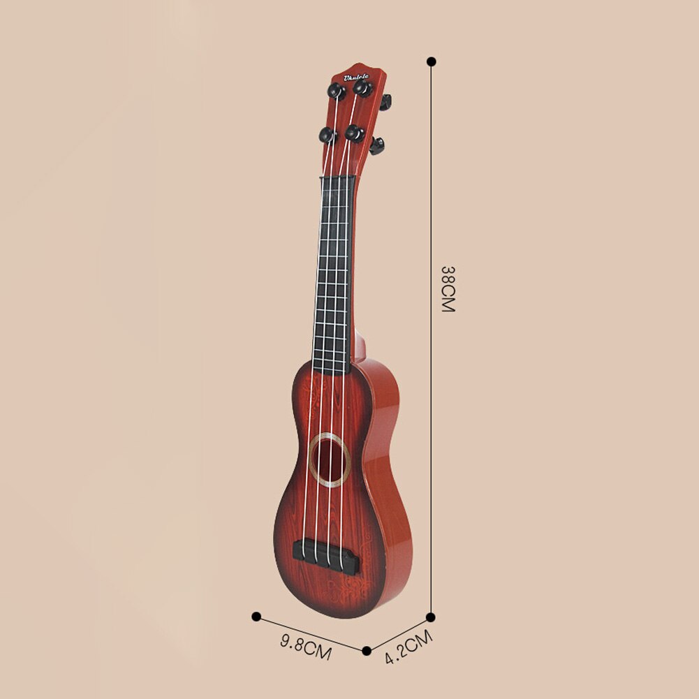 Ukulele Simulation Musical Instrument Toys 4 Strings Ukulele Mini Learning Educational Toy Ukulele For Kids