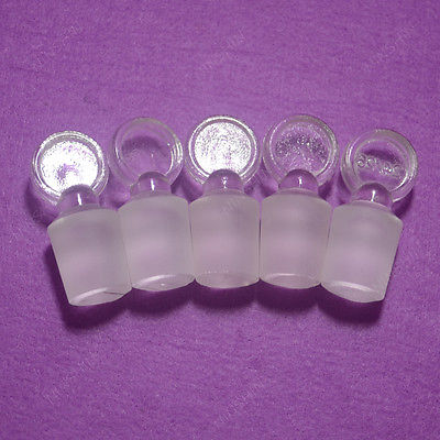 Solid Glass Stopper,Glass Plug,24/29,Laboratory Glassware,5PCS