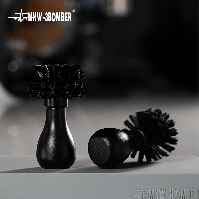 MHW-3Bomber ABS-Reinigungsbürste, Kaffeekorb-Reinigungsbürste, geeignet für 51–58 mm Korb, Zuhause, Barista-Werkzeuge, Reinigungszubehör