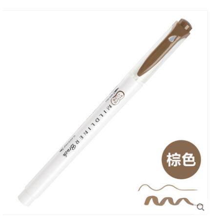 Zebra WFT8 MILDLINER Weichen Pinsel Stift + Harte Spitze Textmarker Doppel Spitze Japan Pastell Farben Marker Stifte: mich