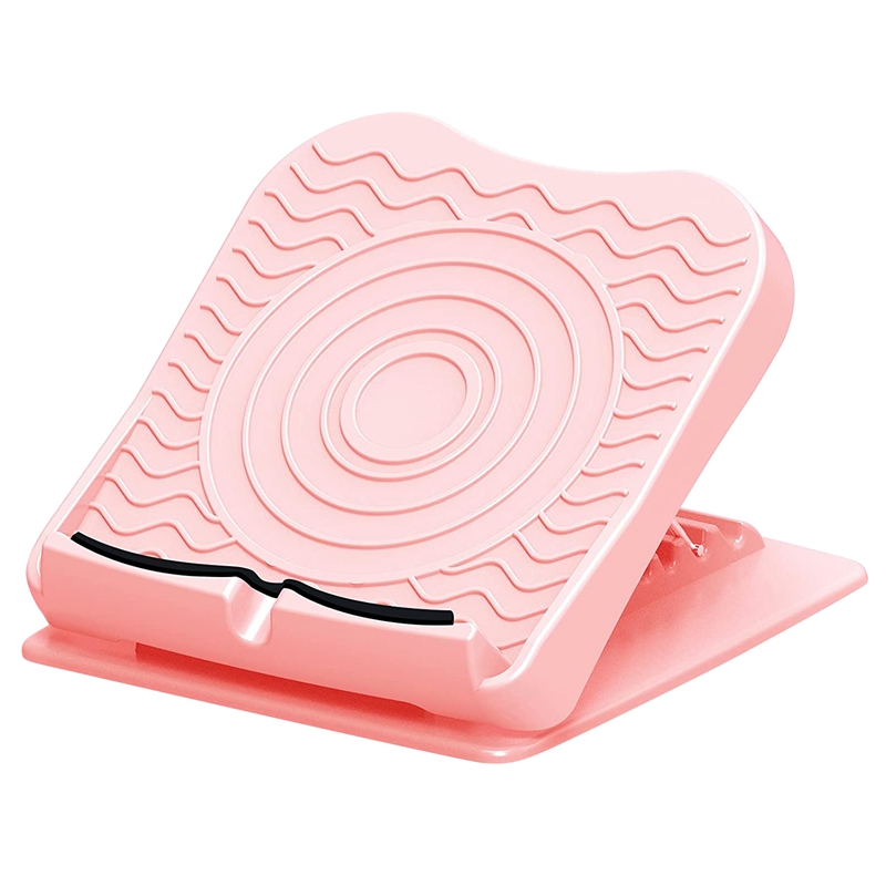 Tilt Board Portable Slant Board Adjustable Slant 5 Levels Anti Slip Leg Strength Exerciser Yoga Auxiliary Equipment: plum