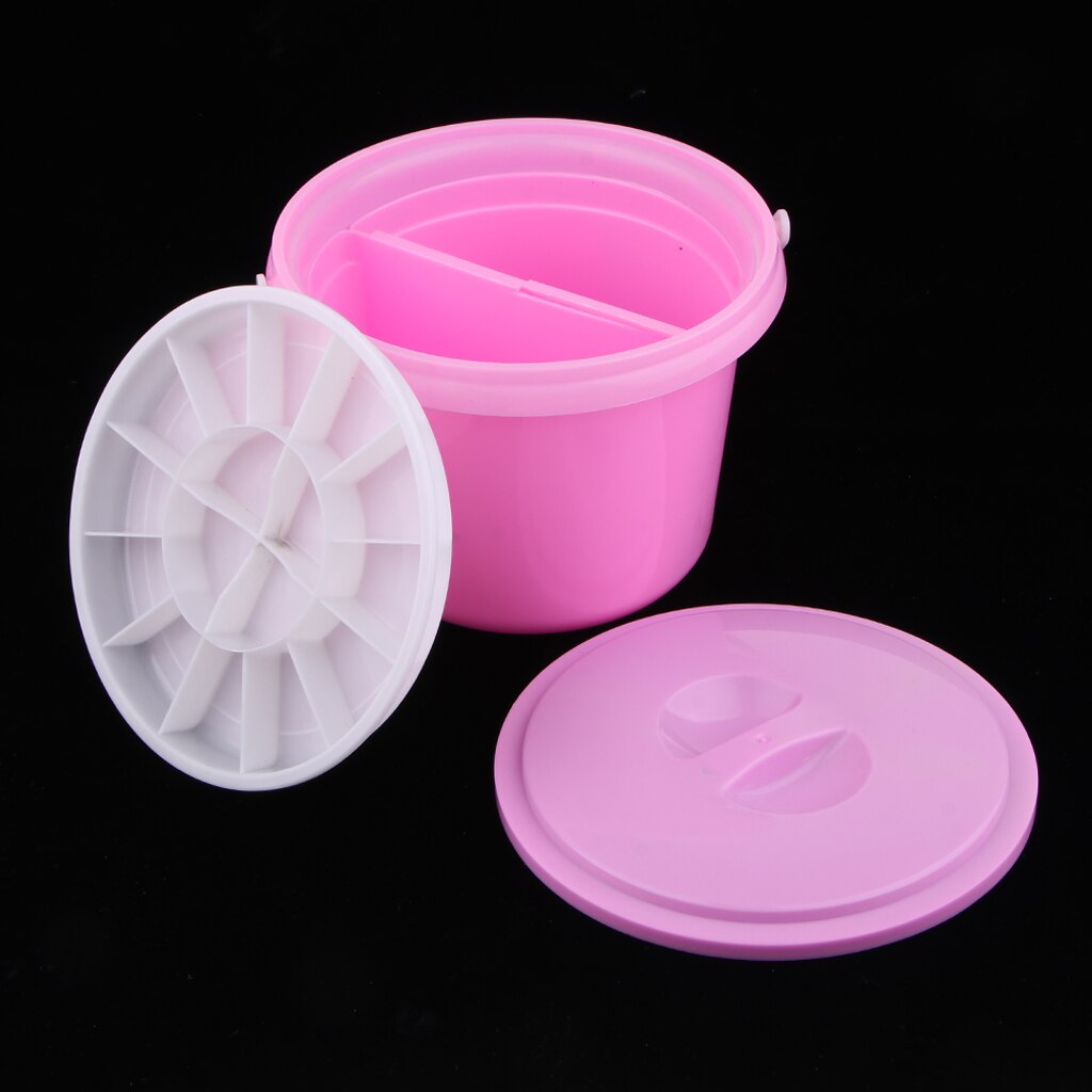 Multifunction Paint Brush Bucket Basin Wash Pen Barrel Brush Washer Palette