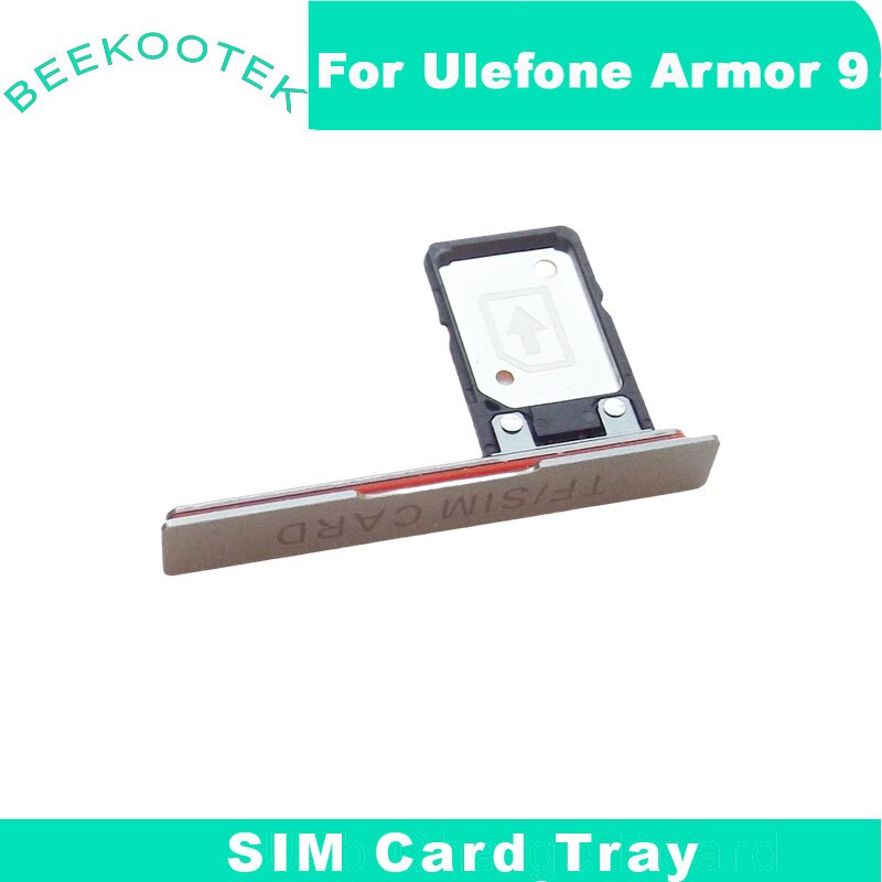 Original ulefone armor 9 sim-kortbakkeholderenhed til ulefone armor 9e sim-kortslot sd-kortholderholder: Sim-kortbakke