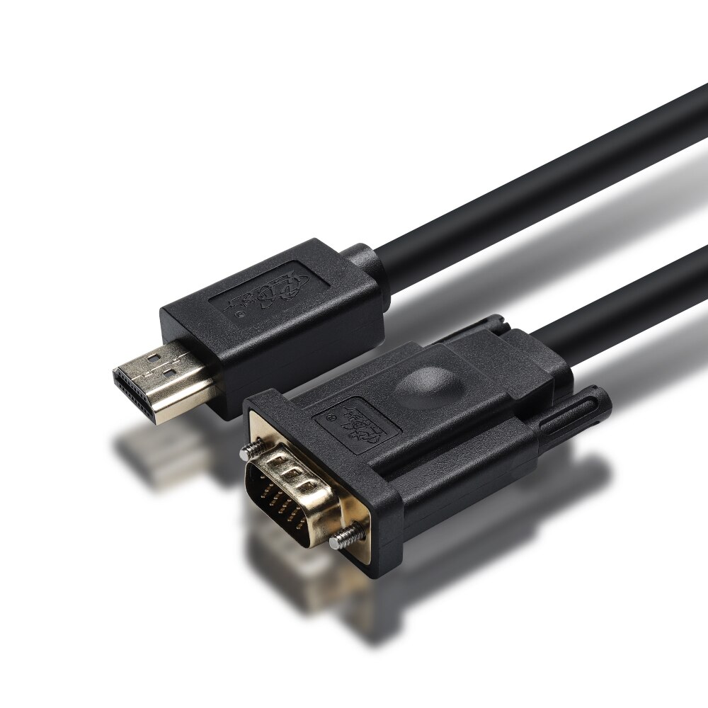 PCER HDMI VGA Kabel HDMI male naar VGA male kabel Voor PC Monitor HDTV Projector HDMI NAAR VGA cord