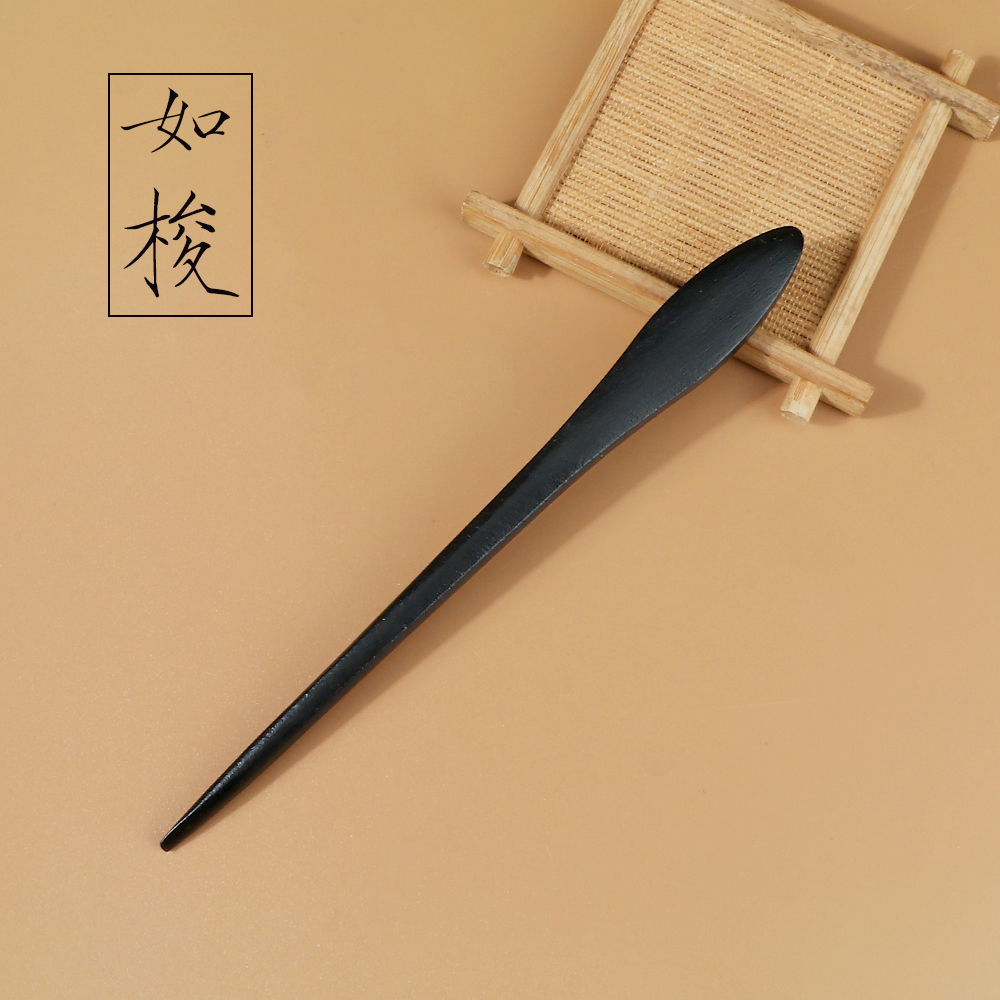 Horquilla de madera clásica y para mujer y niña, horquilla para el pelo sencilla china, palillos tradicionales, tenedor para el pelo, accesorios para la cabeza: Rosa