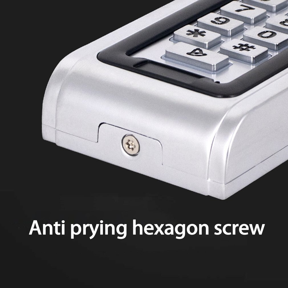 S600 Metal Waterproof Access Control backlit keyboard WG26 output/input User capacity 2000 anti-vandal home security
