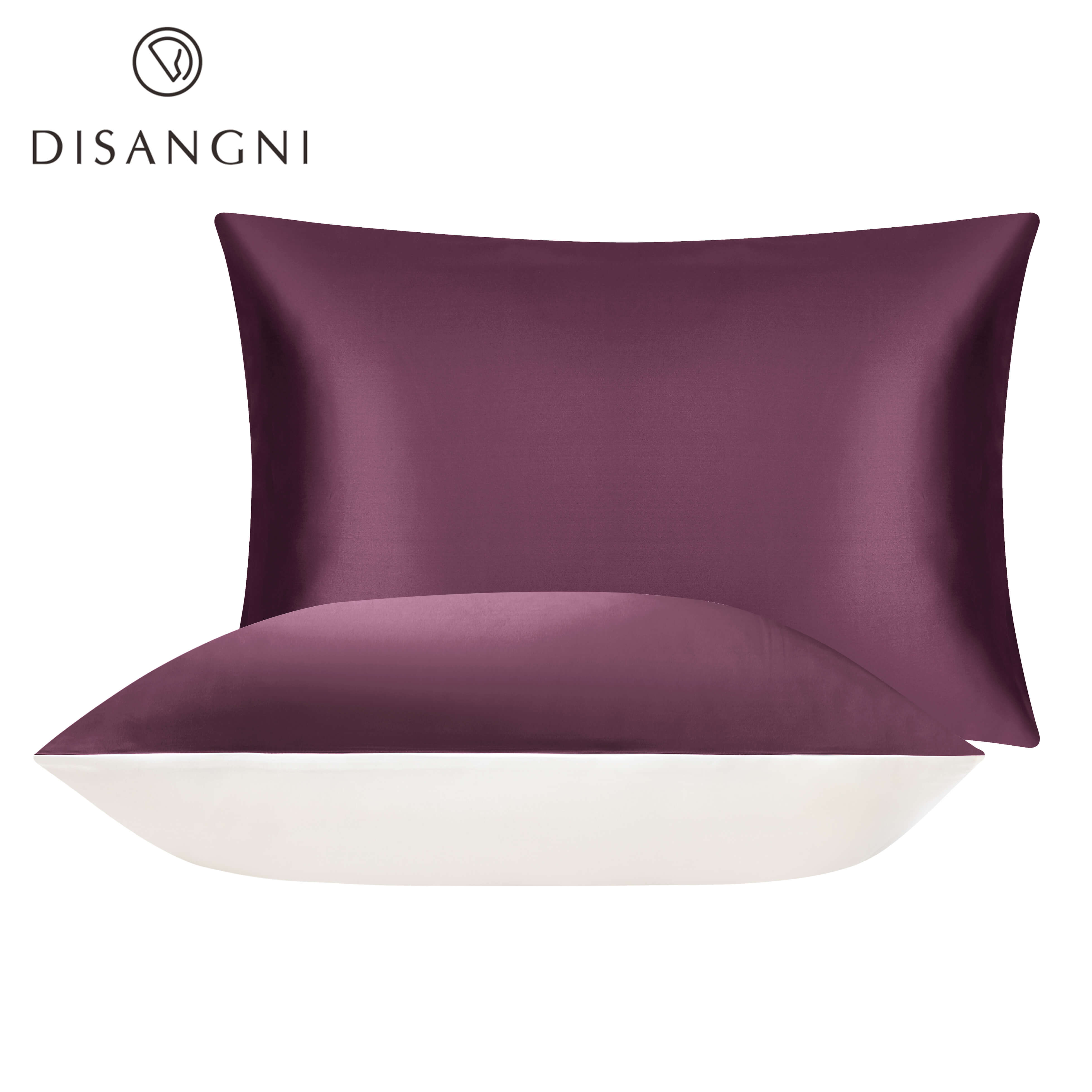 100% reine seide kissenbezug echt seide kissenbezug natürliche seide kissenbezug mulberry seide kissen Freies: Purple