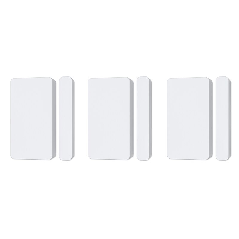 Wifi Deur En Raam Entry Sensor Alarm Anti-Diefstal Home Security Early Warning System Graffiti Wifi Smart Deur Sensor: 3 pcs
