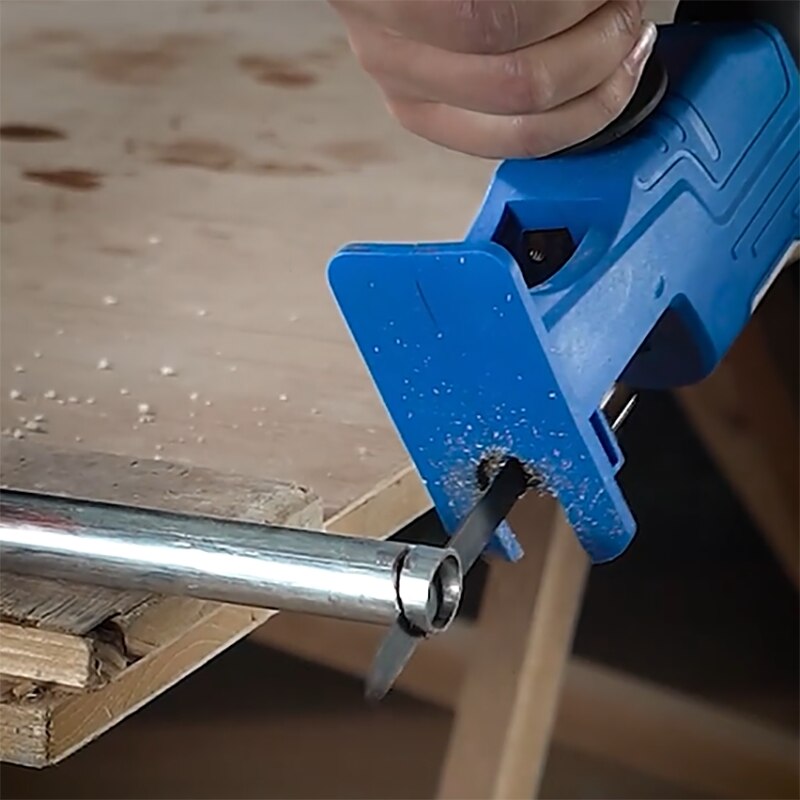 Portable Reciprocating Saw Conversion Head Electric Drill Adapter Metal Cutter Machine Attachment with Saw Blades