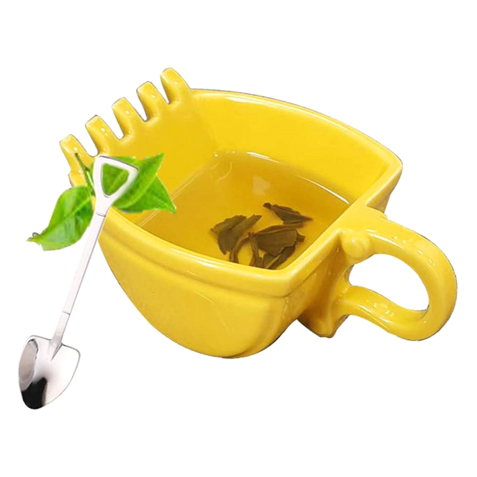 Coffee Cup Excavator Shape Single Handle Plastic Bucket Cup Cake Cup Household Kitchenware Coffee Cups