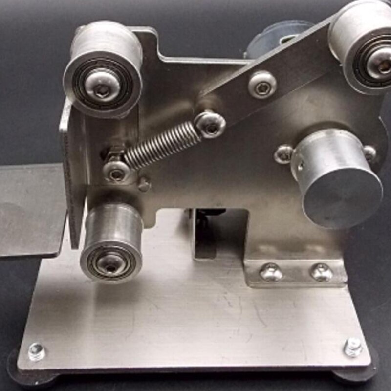 Us plug kleine riemmachine doe-het-zelf polijstmachine slijpmachine vaste hoek slijpmachine tafelblad