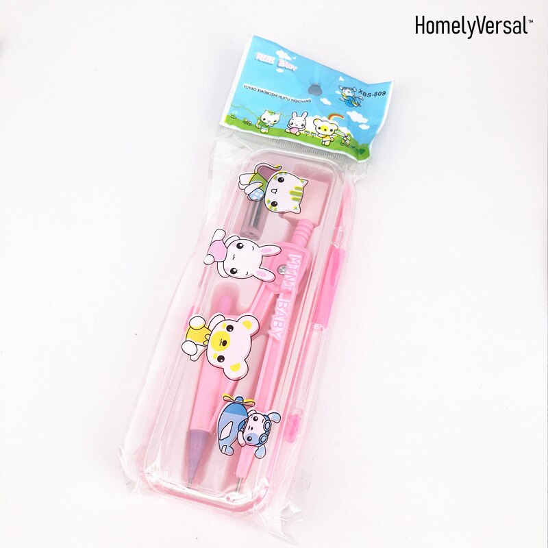 Stainless plastic Drawing Compass Math Geometry Tools for Circles School Supplies for Student Stationery