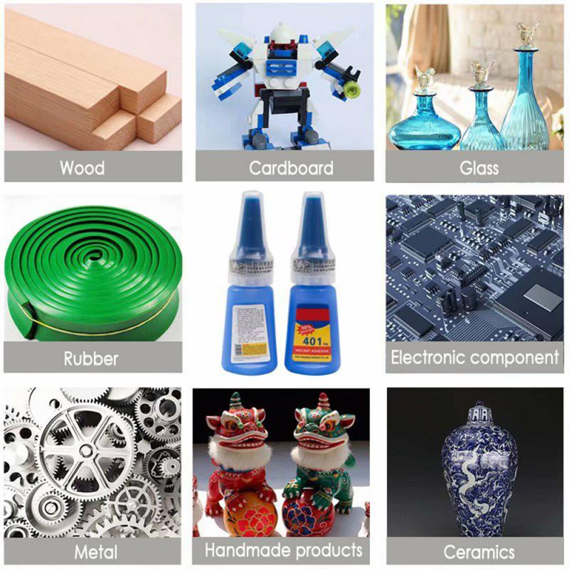 Liquid Super Glue quick sol Wood Rubber Metal Glass Cyanoacrylate Adhesive Instant Strong Bond Leather School Household goods