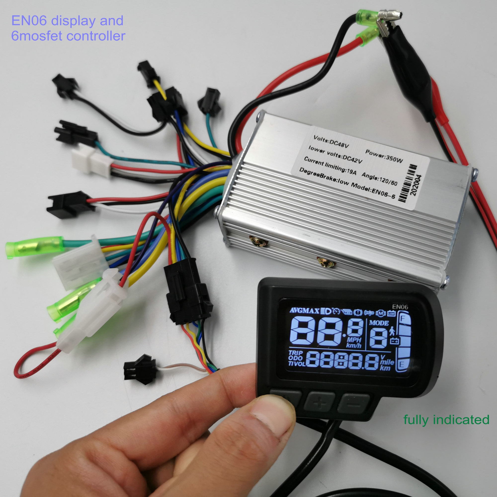 Electric bicycle mountain bike scooter LCD DISPLAY instrument EN06+USB+controller 24V36V48V250W350W bike part accessory