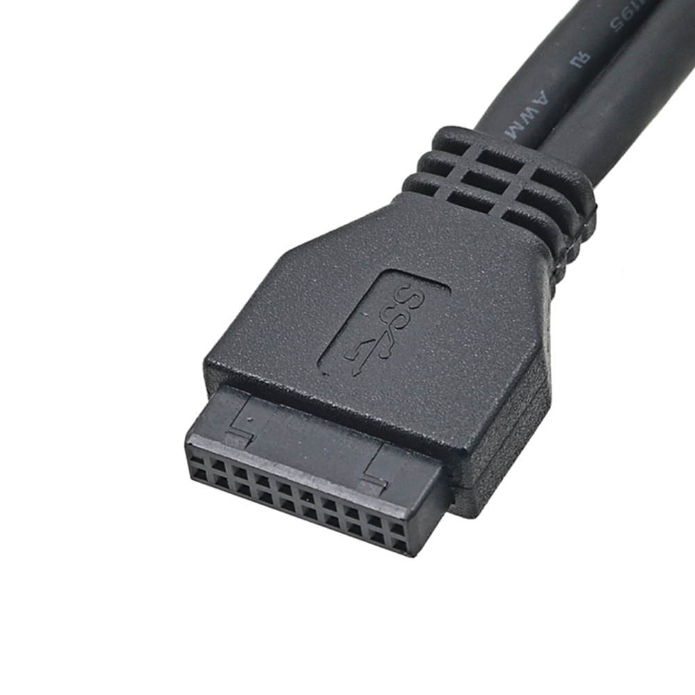 H1111Z-HUB USB 2,0 3,0, de 4 puertos Panel frontal, divisor de concentrador, adaptador de soporte combinado interno para escritorio, Bahía flexible de 3,5 pulgadas