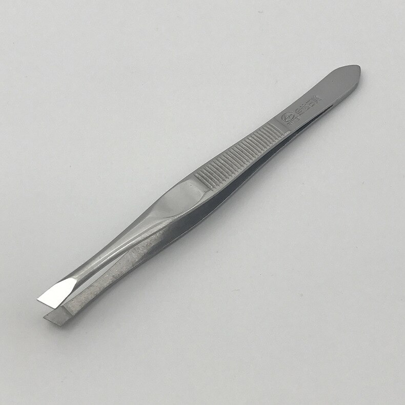 Eyebrow Tweezer Hair Beauty Slanted Puller Stainless Steel Eye Brow Clips Makeup Tool