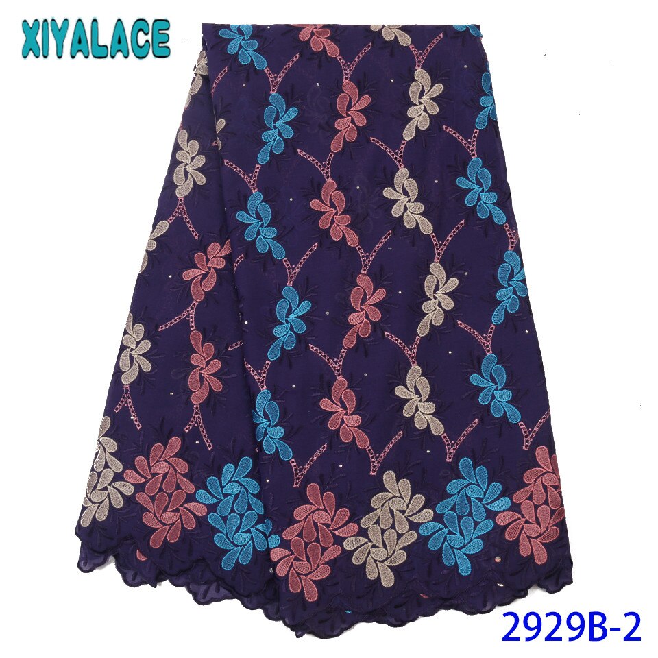 Afrikanischen stoff spitze , Neueste Grün Baumwolle spitze mit Diamanten, spitze Afrikanischen stoff für frauen KS2929B-4
