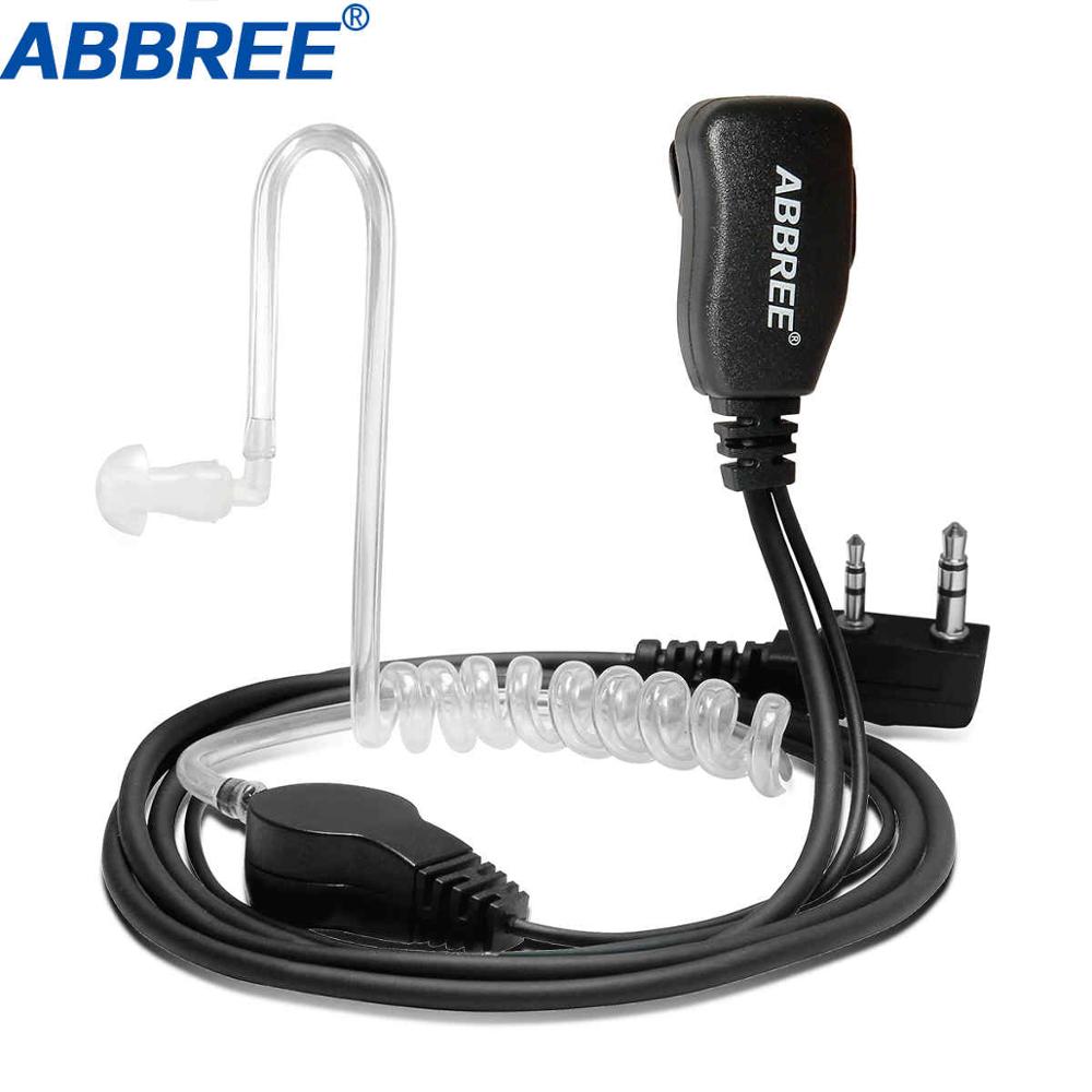 Micro d'écouteur de Tube acoustique caché à 2 broches pour Baofeng UV-5R BF-888S BF-V9 BF-C9 UV-S9 Plus Radio Portable