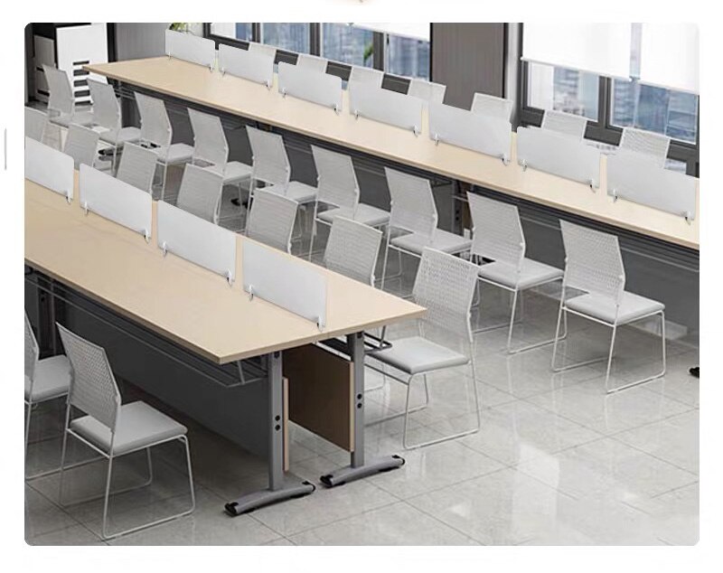 Desktop Isolatie Baffle Acryl Baffle Kantoor Scherm Acryl Transparante Eettafel Isolatie Baffle Anti-Spray Baffle