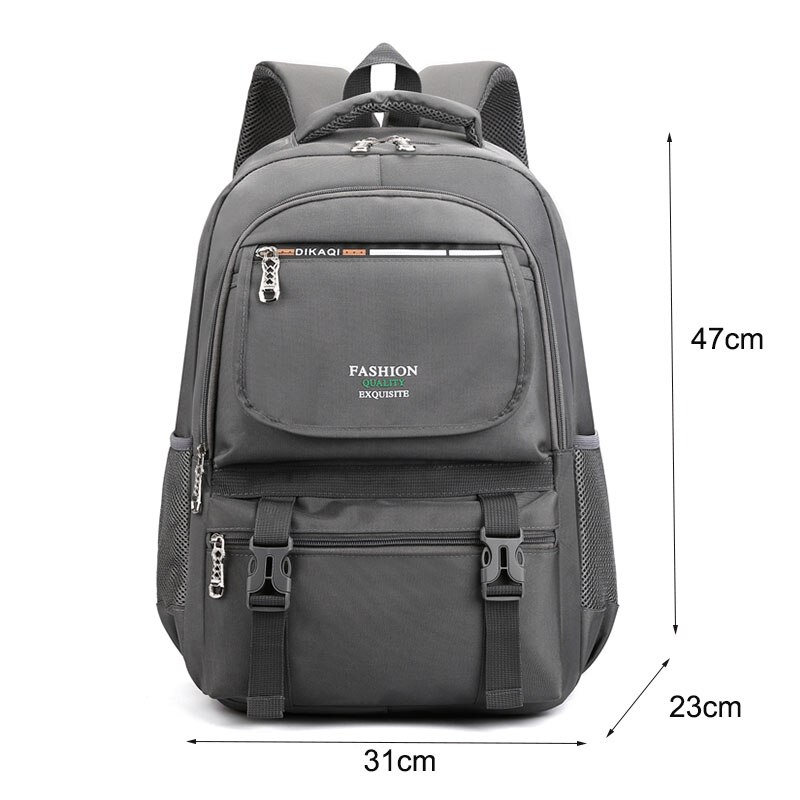 Men Backpack Bag College Student Computer Bag Female Travel Boys Work Waterproof School University Backpack Teenage: grey1071