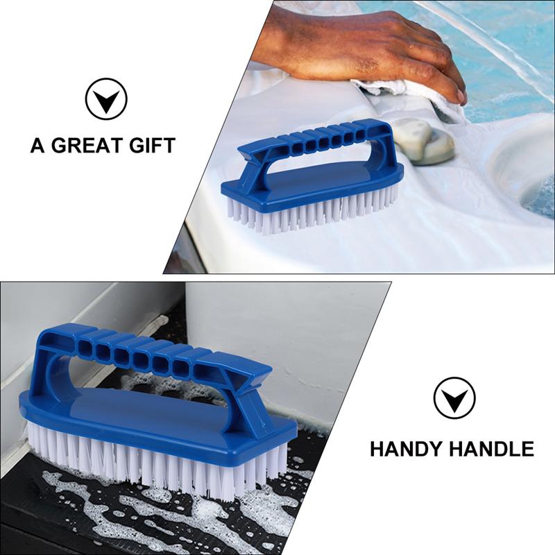 2Pcs Multi Purpose Scrub Borstel Utility Borstel Zwembad Hand-Held Borstel Schoonmaken Tool Zwembad Muur Borstel schoonmaken Tool