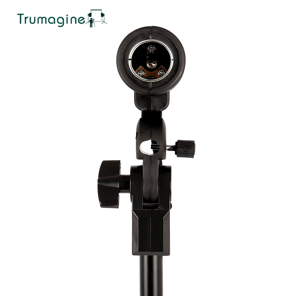 TRUMAGINE E27 Socket Photo Lighting Bulb Holder Photography Studio Light Fitting Flash Umbrella Bracket For fotografia