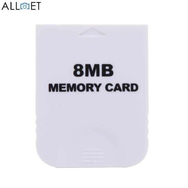 4MB 8MB 16MB 32MB 64MB 128MB 256MB 512MB Memory Card for Nintend Wii Console Gamecube GC N GC Game Storage Cards Save Saver: White 8MB