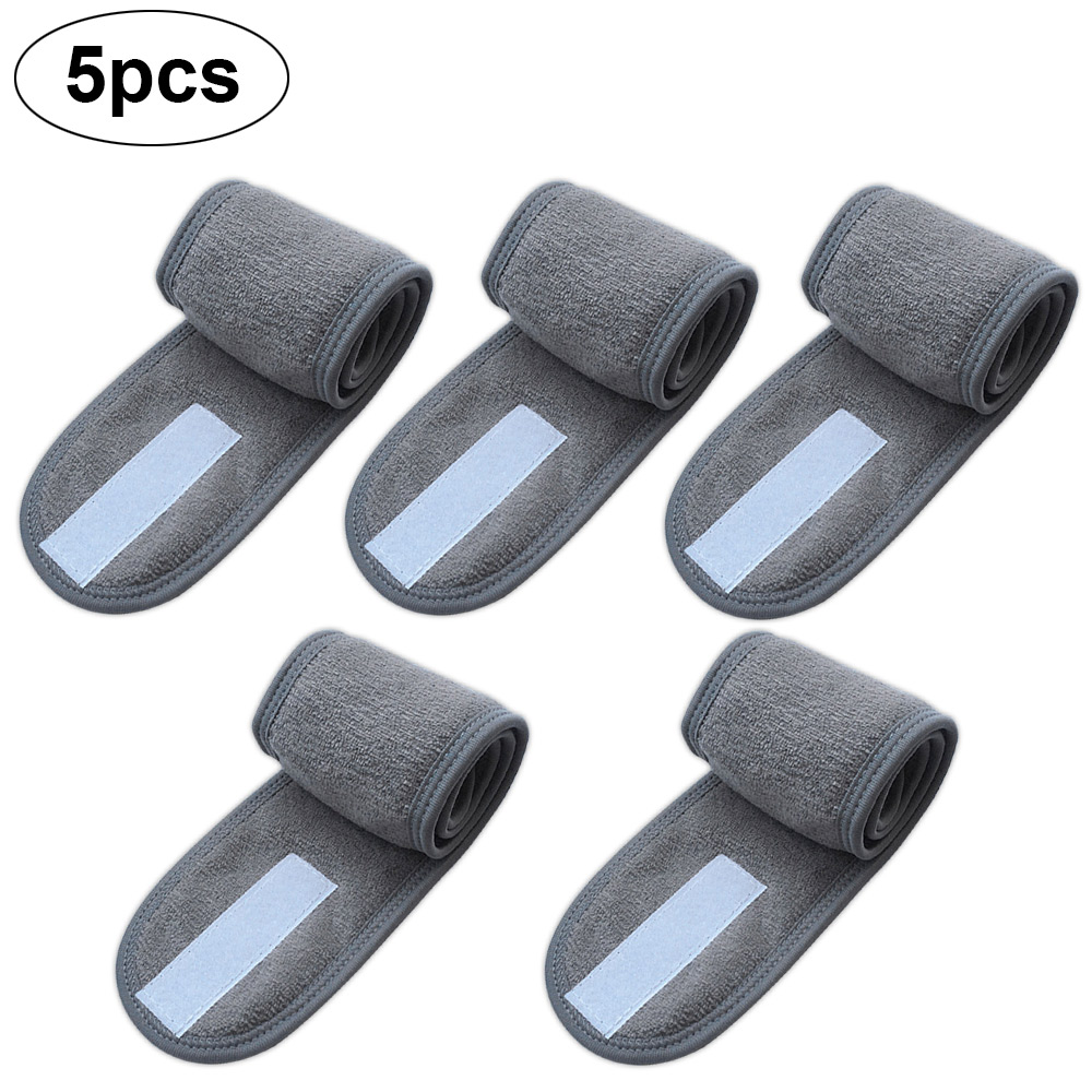 1/2/5/10/20 stücke Wimpern Verlängerung Spa Gesicht Stirnband machen-hoch wickeln Kopf Frottee Haarband strecken Handtuch mit Magie Band: Gelb