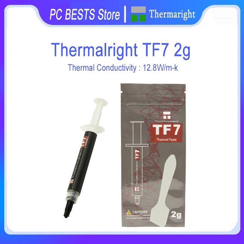 Thermalright TF7 2G Gpu Cpu Warmteafvoer Plakken Thermische Geleidbaarheid Van 12.8W: Default Title