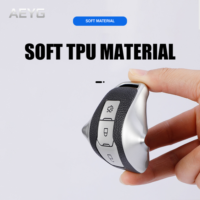 TPU Leather Car Key Case Cover For Ford F-150 Mondeo Galaxy S-Max Explorer Ranger Focus 3 4 ST Mustang Edge Fiesta MK 3 MK4 MK5