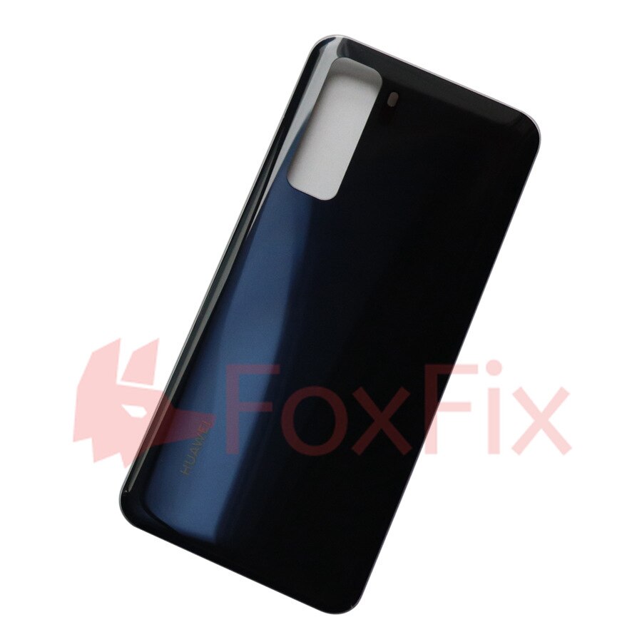 Tylna szklana pokrywa dla Huawei P40 Lite 5G pokrywa baterii tylna szklana obudowa tylna obudowa zamiennik dla honoru 30S rosja edycja: Black No Lens