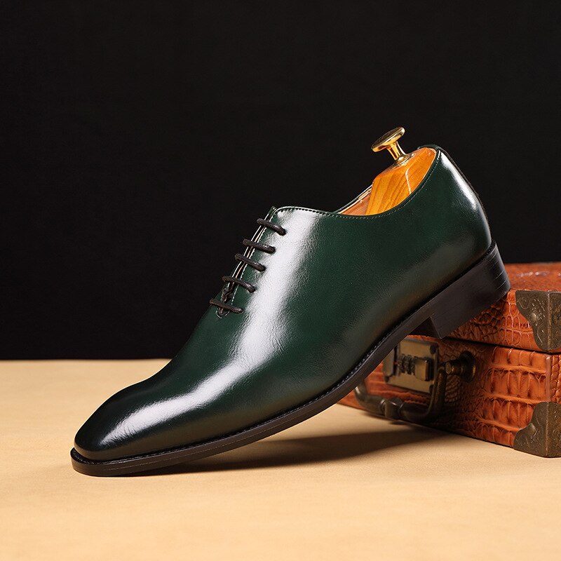 Plus Size Men Oxford PU Leather Shoes Men's Business Dress Shoes British Wind Big Size Wedding Shoes Men