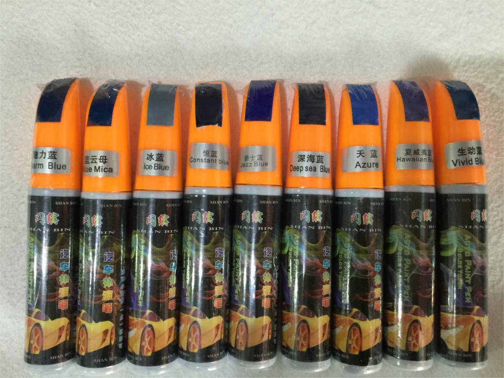 Blue series-1pcs Pro Mending Car Remover Scratch Repair Paint Pen Clear Deep Sea Blue
