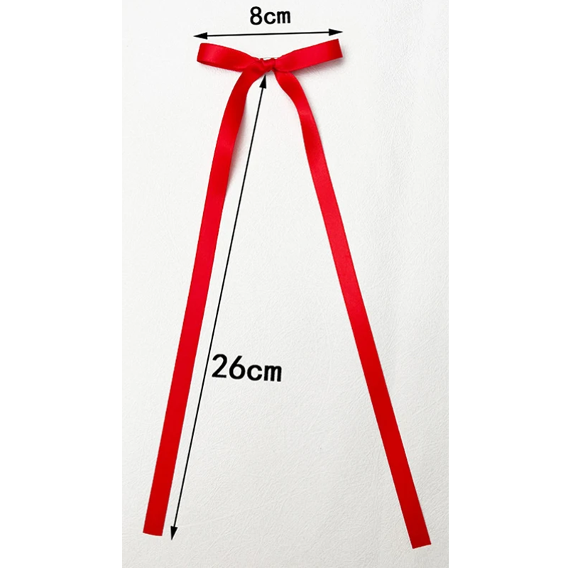 Pinza de pelo de cinta de lazo para niña, pasador de pelo de Primavera de satén sólido Simple, diadema Retro con Clips, accesorios para el cabello