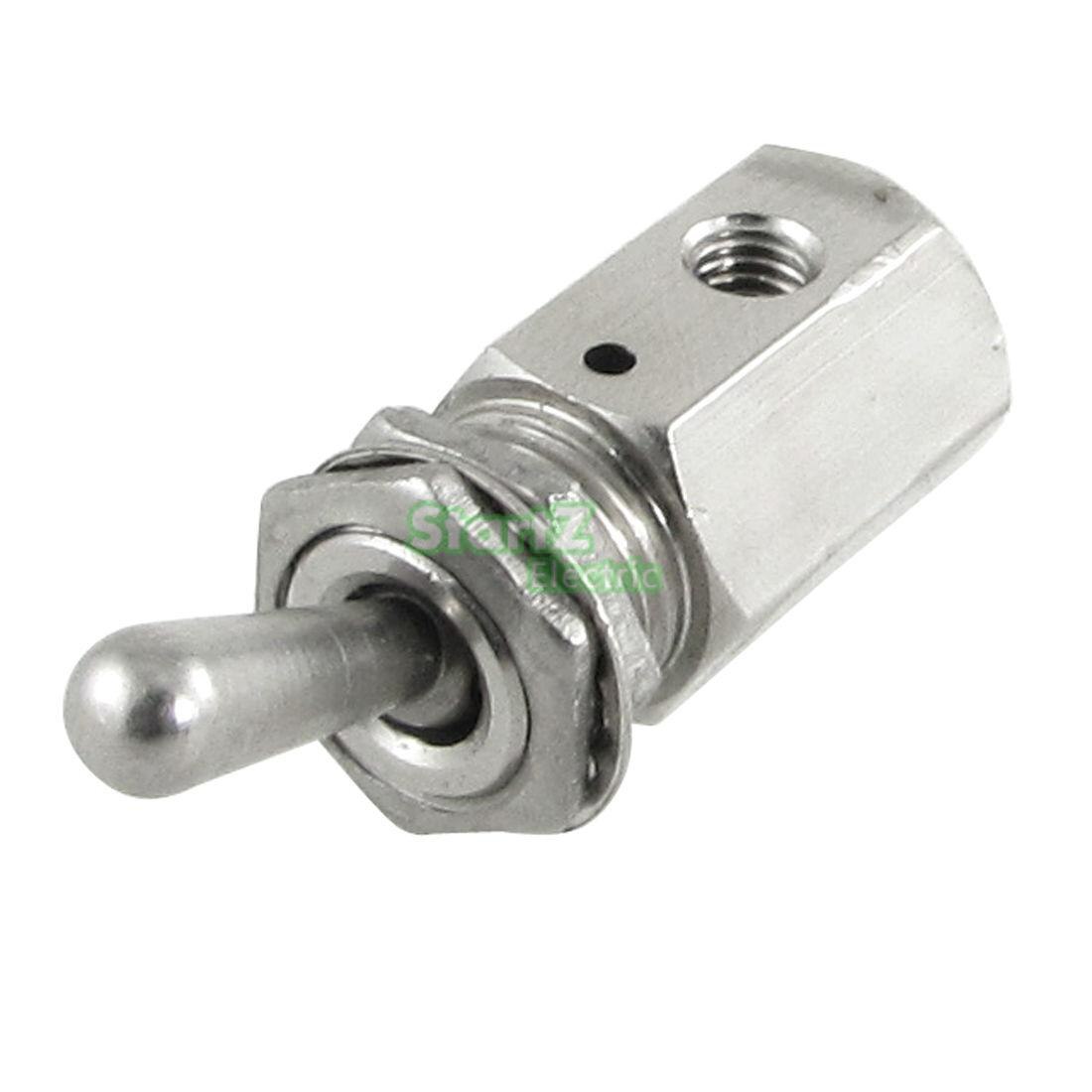 TV-3S 2 Position 2 Way Air Pneumatic Knob Control ON OFF Toggle Valve