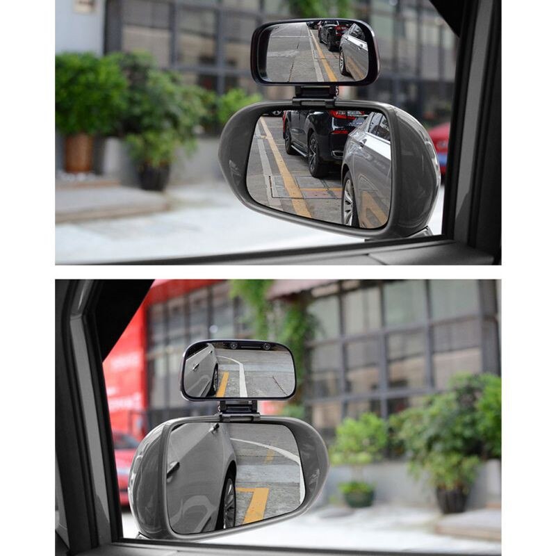 1Picecs Auto Dodehoekspiegel Rotatie Verstelbare Achteruitkijkspiegel Groothoek Lens Voor Parking Extra Auto Spiegel