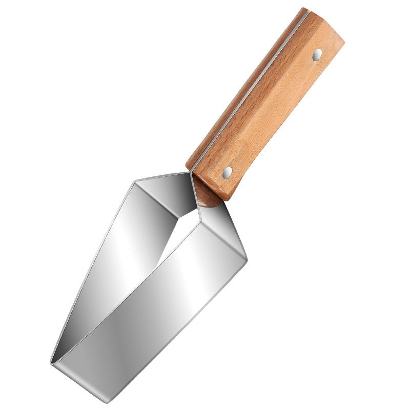 2 in1 Watermelon Slicers Labor-Saving Fruit Cutter with Bottle Opener Stainless Steel Fruit Slicers Novel Kitchen Accessories: Light Grey